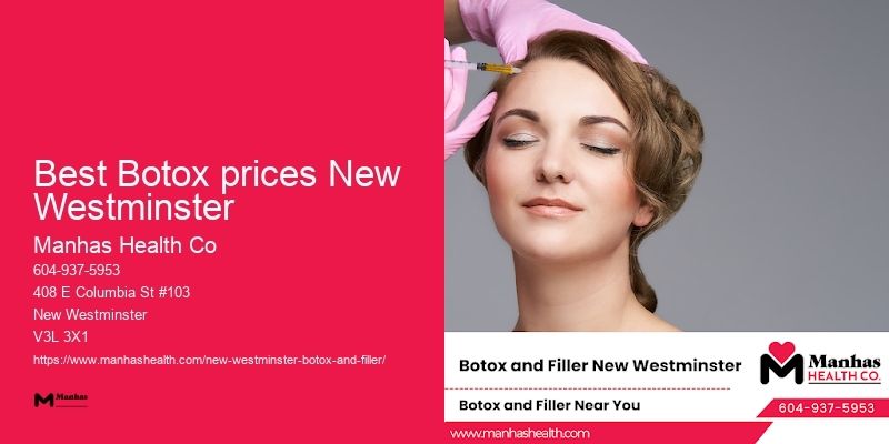 Botox for crow’s feet Best Botox prices New Westminster