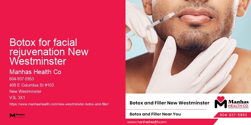 Botox for wrinkle reduction Botox for facial rejuvenation New Westminster