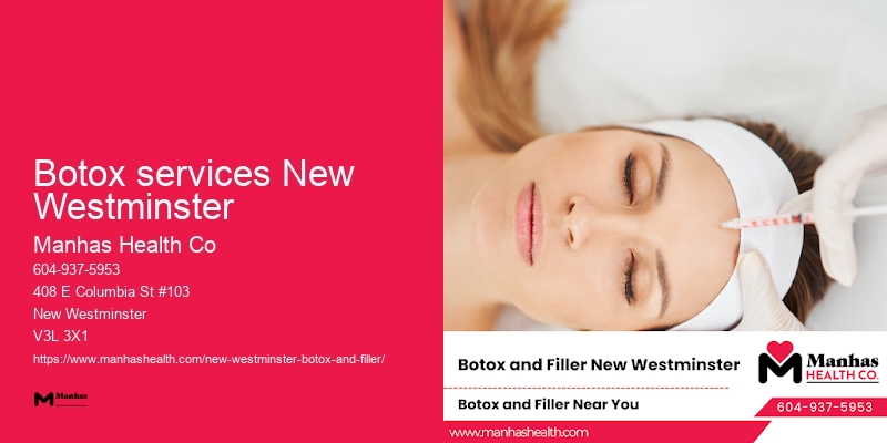 Botox clinics with discounts Botox services New Westminster