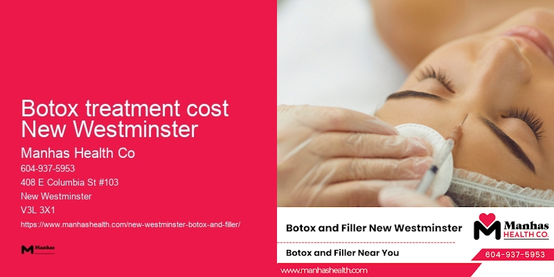 Botox treatment cost New Westminster