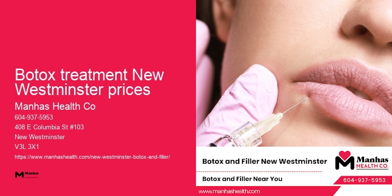 Botox for dynamic wrinkles Botox treatment New Westminster prices