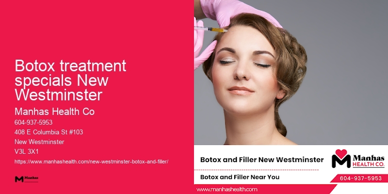 Botox consultation fees Botox treatment specials New Westminster