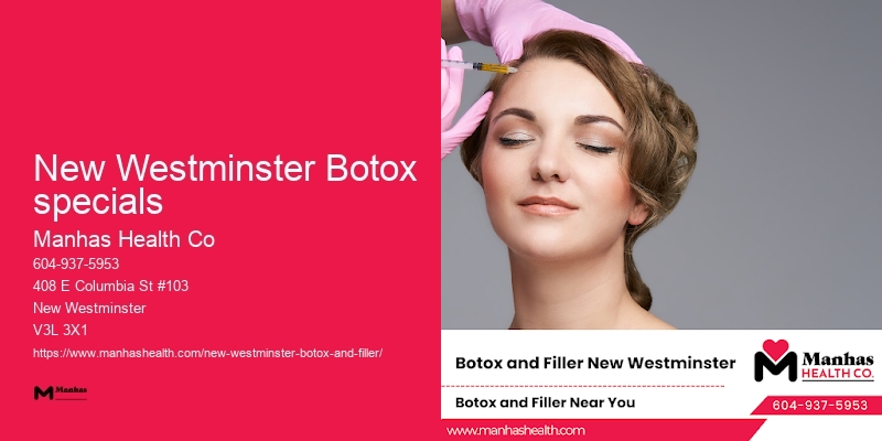 Botox safety New Westminster Botox specials