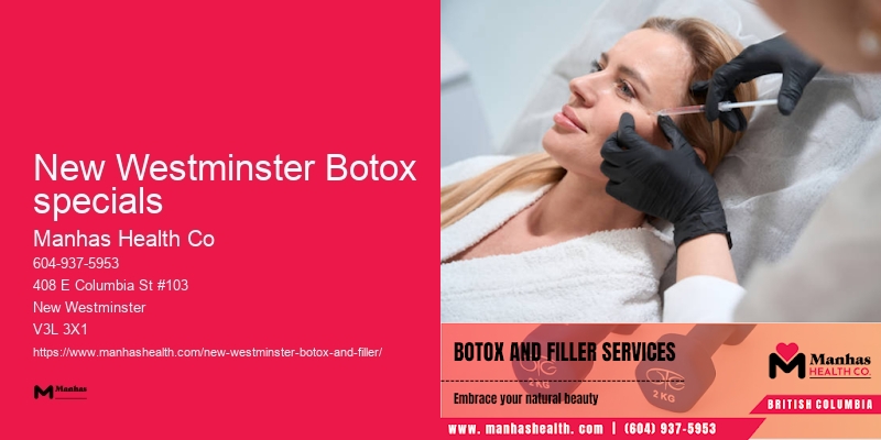 Botox injection sites New Westminster Botox specials