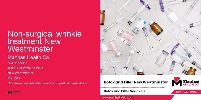 Botox for under eye bags Non-surgical wrinkle treatment New Westminster