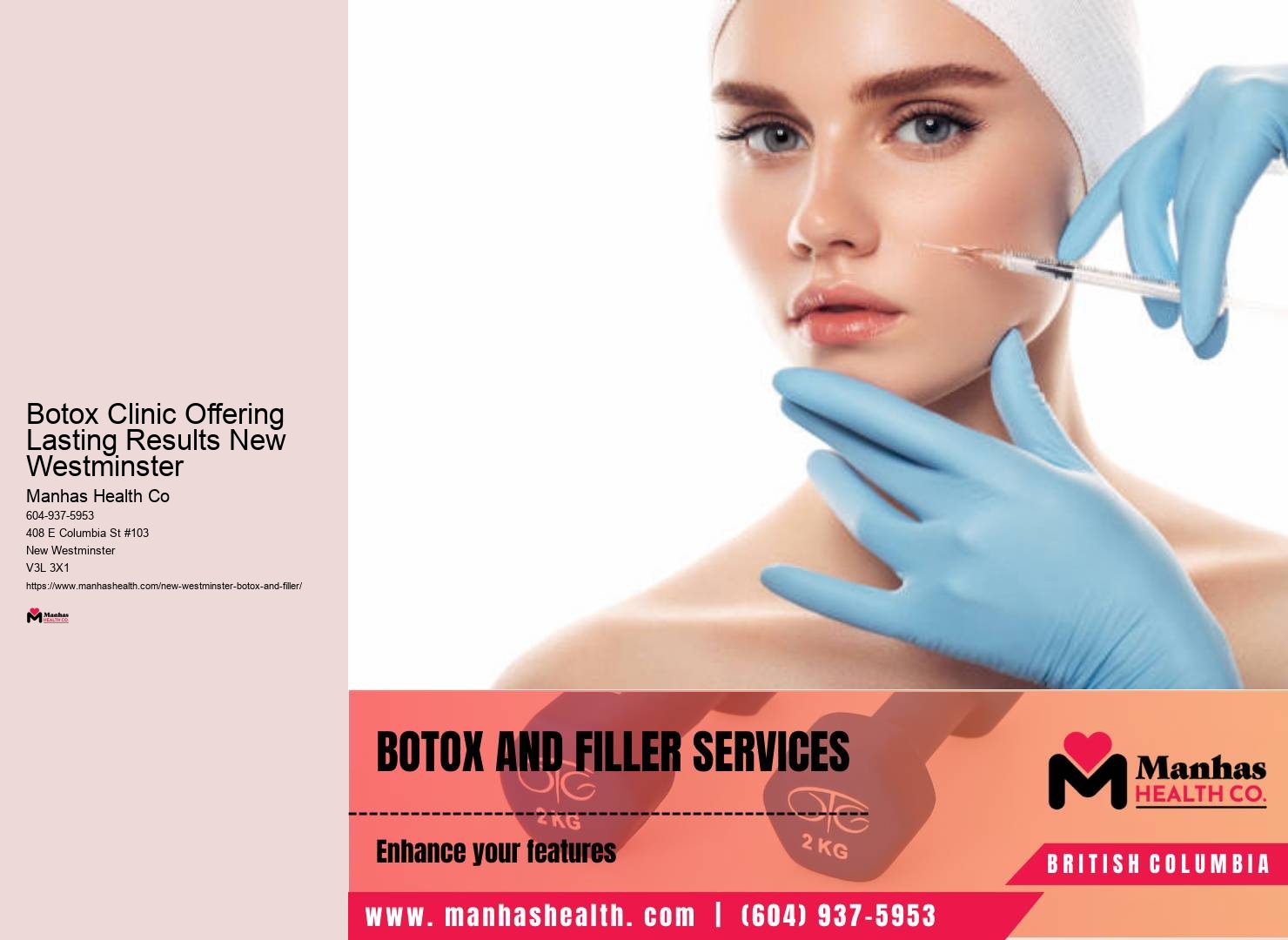 Youthful appearance with Botox in New Westminster