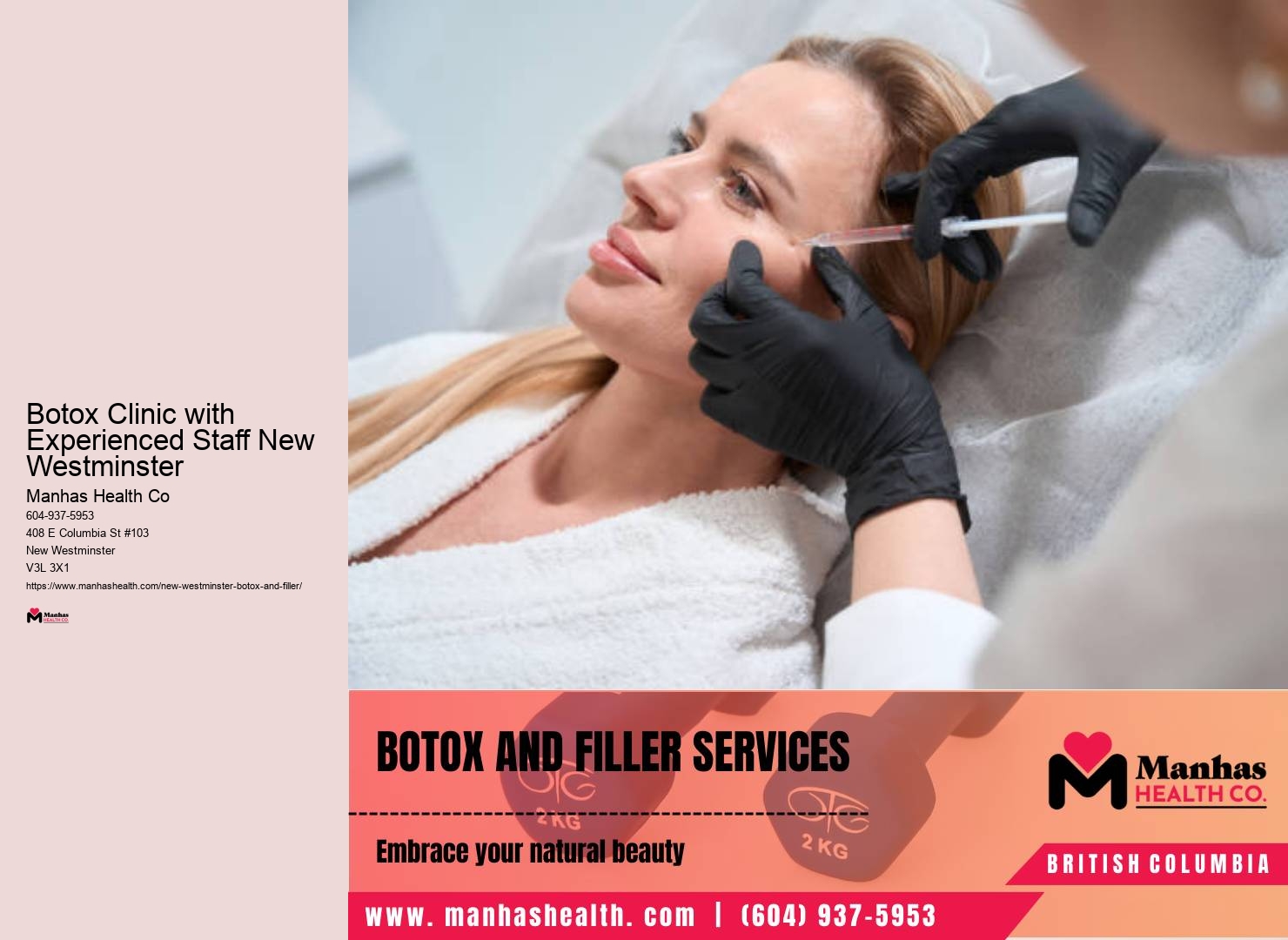 Trusted Botox Specialists in New Westminster