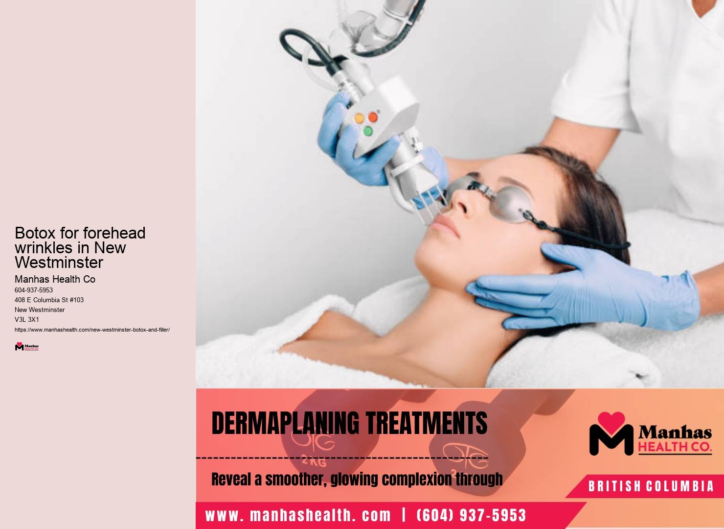 Cosmetic treatments for men in New Westminster
