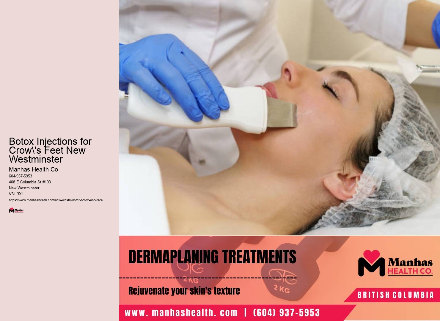 Enhance your features with Botox in New Westminster