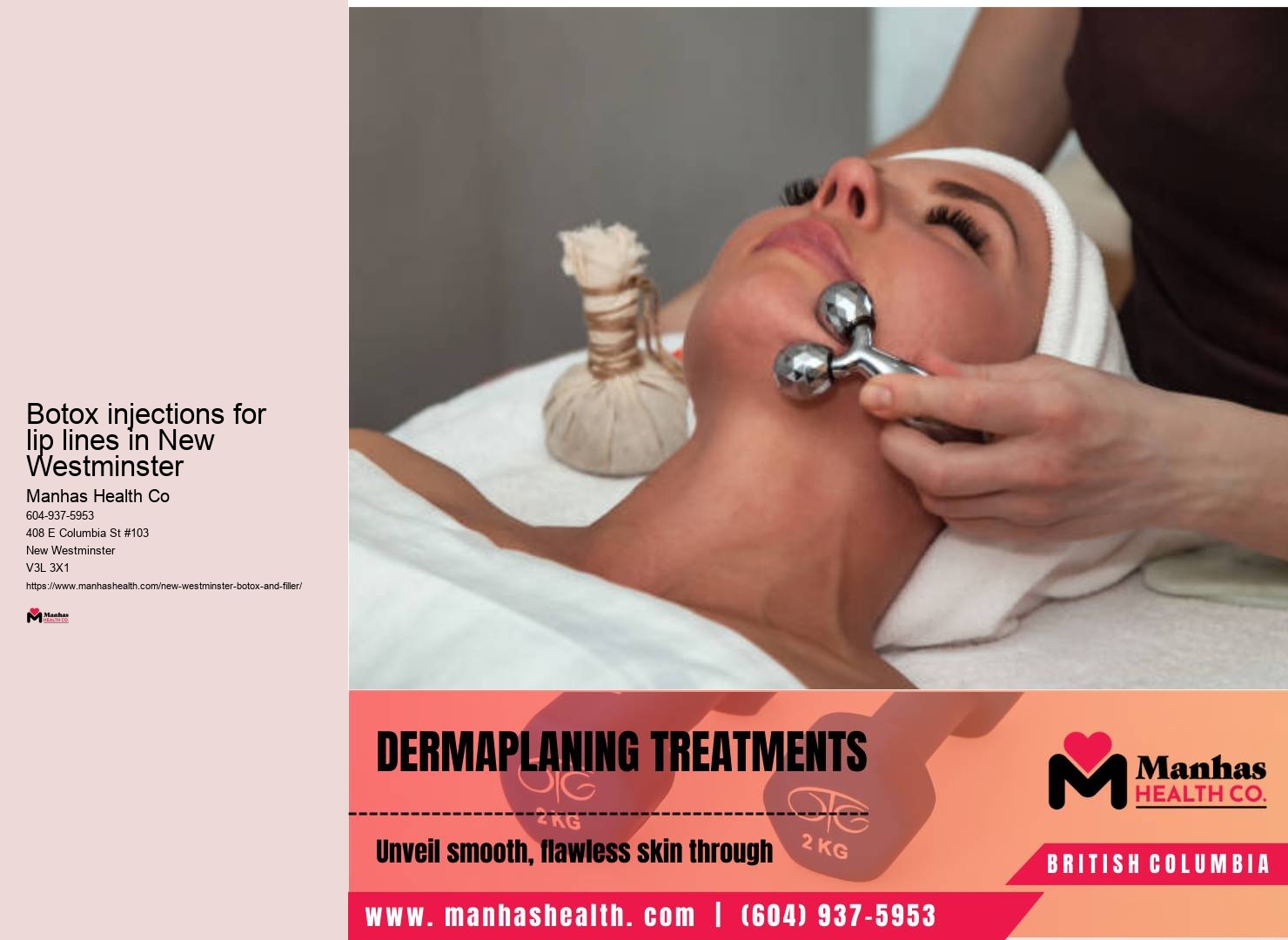 Advanced facial aesthetics New Westminster