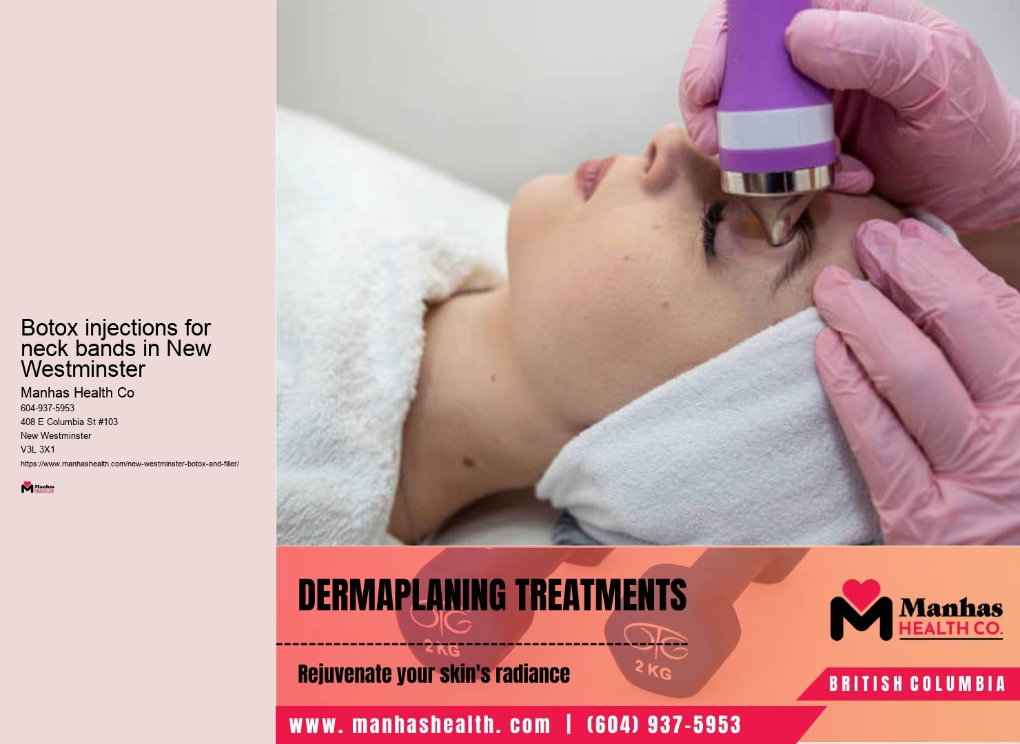 Customized Botox Treatments in New Westminster