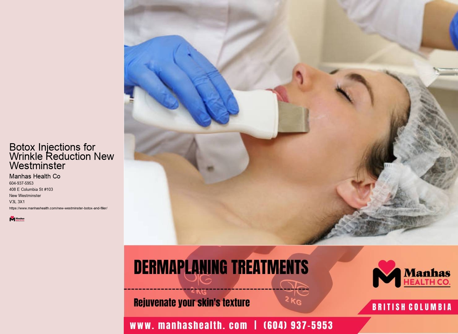 Facial rejuvenation procedures New Westminster