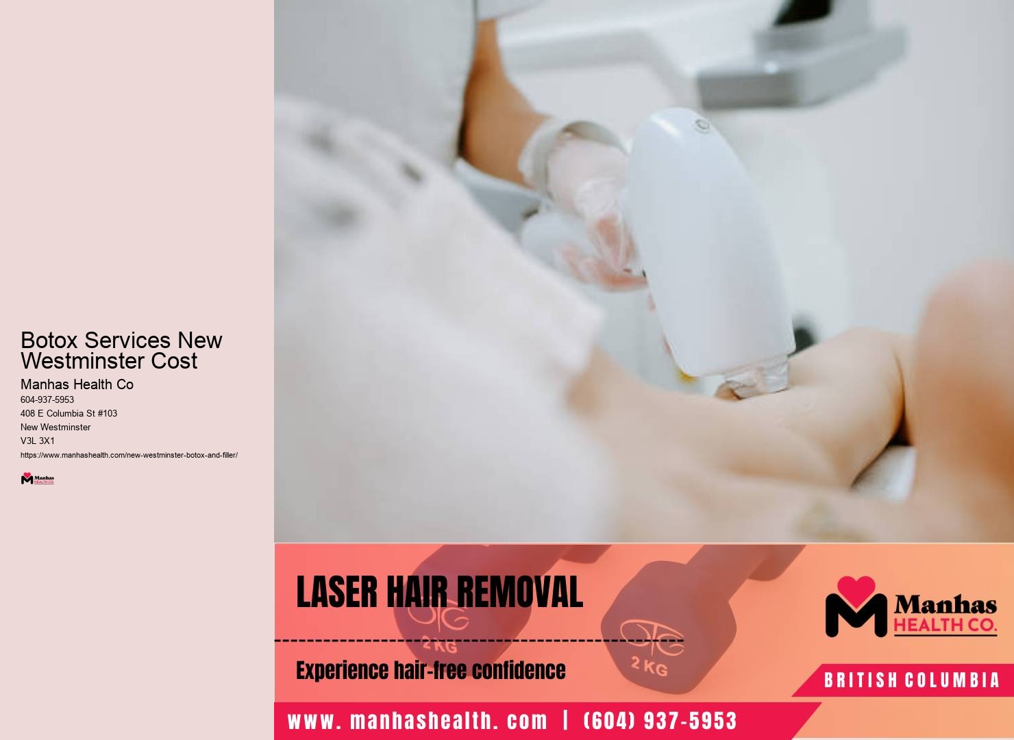 Expert facial aesthetics in New Westminster