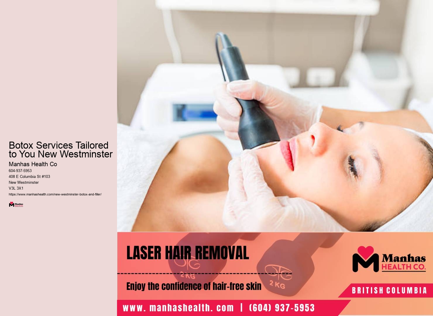 Advanced facial aesthetics New Westminster