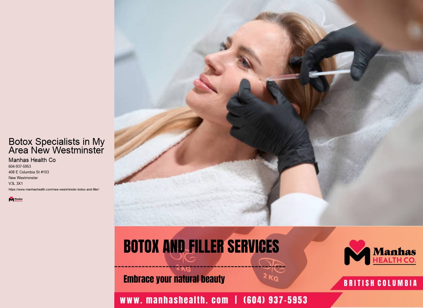Botox Clinic with Exceptional Reviews New Westminster