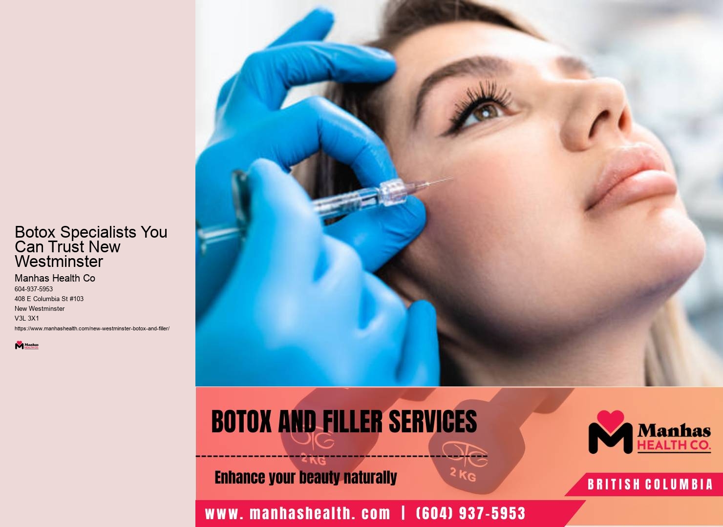 Tailored Botox solutions in New Westminster