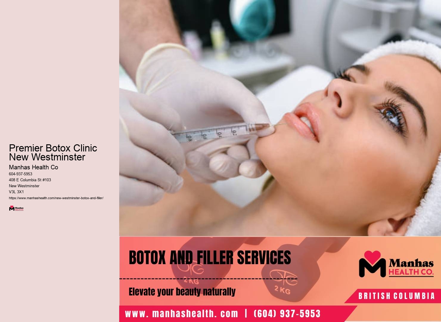 Facial aesthetics clinic in New Westminster