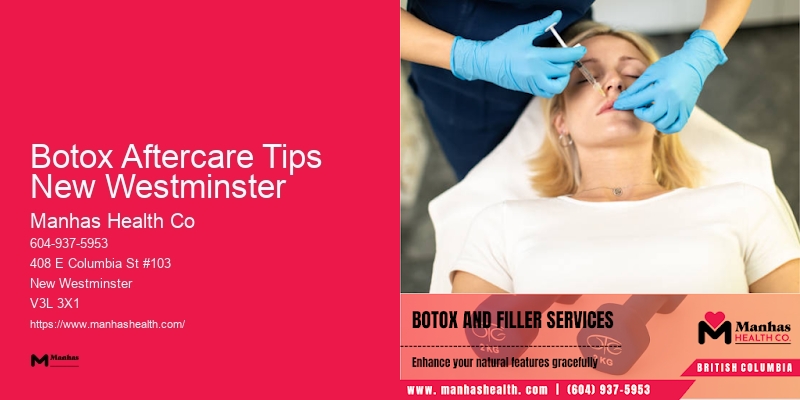 Non-Surgical Botox Botox Aftercare Tips New Westminster