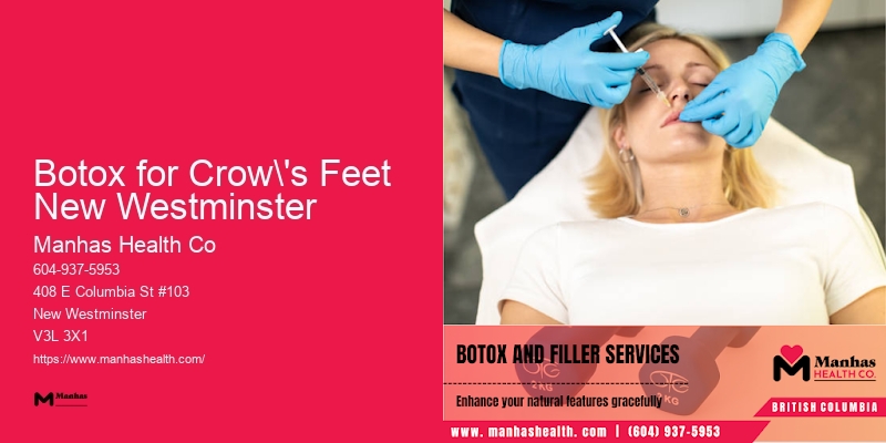 Bespoke Botox and Injectable Fillers Botox for Crow's Feet New Westminster