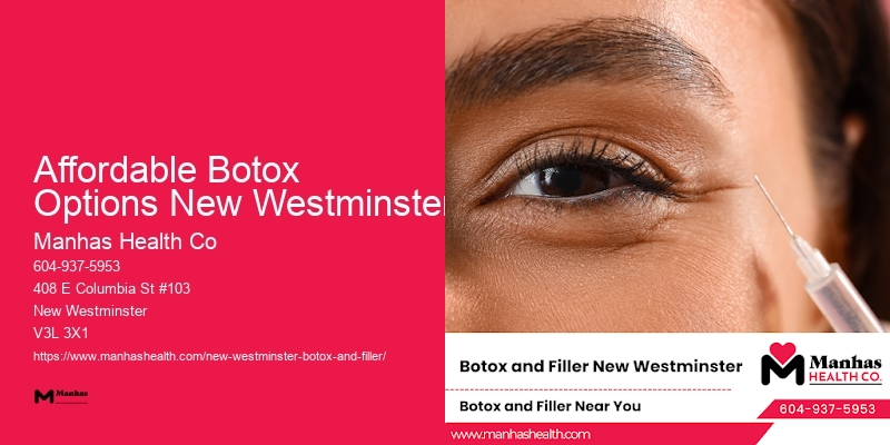 Botox for younger-looking skin Affordable Botox Options New Westminster