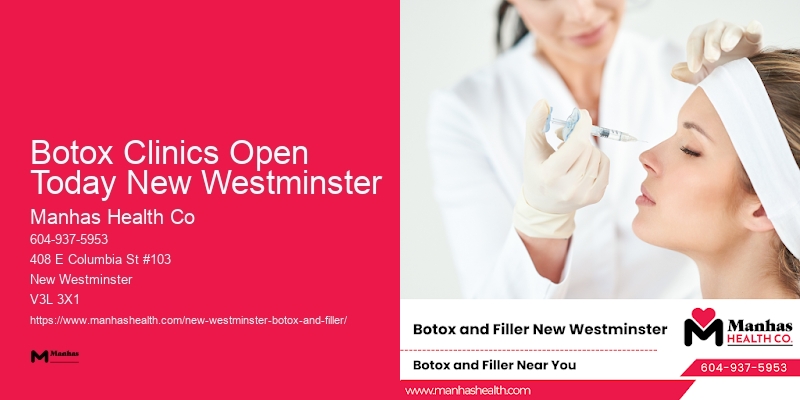 Botox for sagging skin treatment Botox Clinics Open Today New Westminster