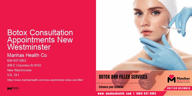 Botox for smooth facial skin Botox Consultation Appointments New Westminster