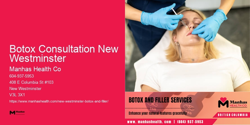 Botox aesthetic facial treatments Botox Consultation New Westminster