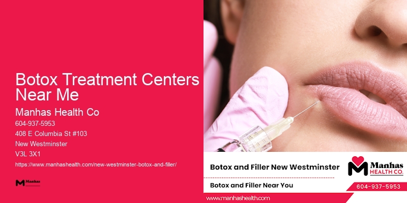 Botox for facial appearance Botox Treatment Centers Near Me