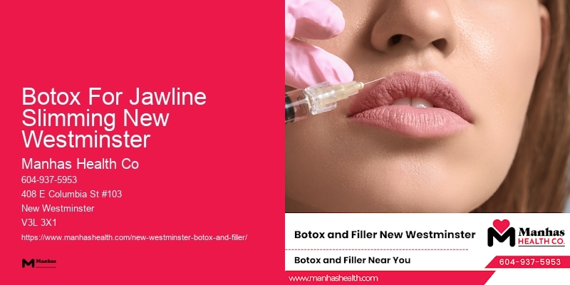 Affordable Wrinkle Treatments Botox For Jawline Slimming New Westminster